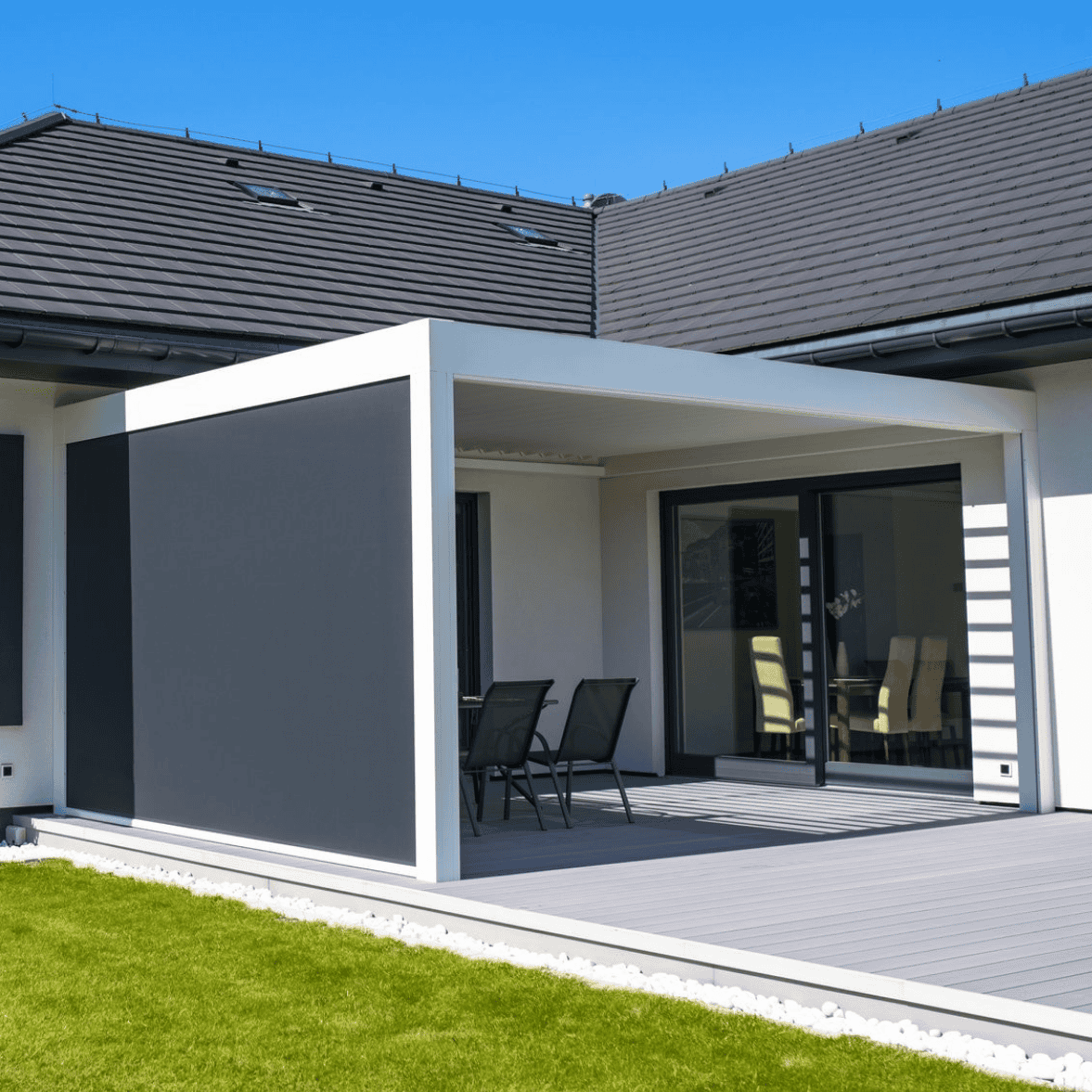 Automatic pergola roof options | LouvreElite. Melbourne