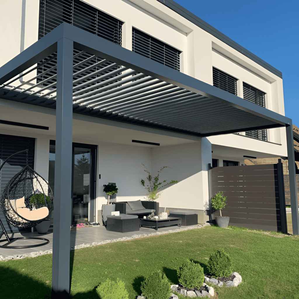 aluminium pergola