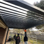 louvre pergola install Gisborne VIC